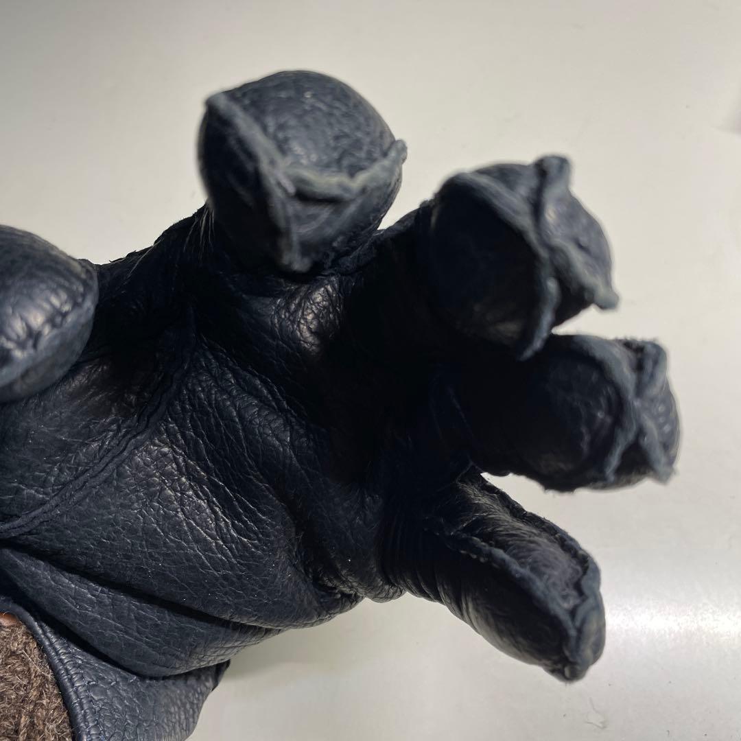 MEROLA ペッカリー革 ブラック（黒色）ライニングなし　サイズ約８