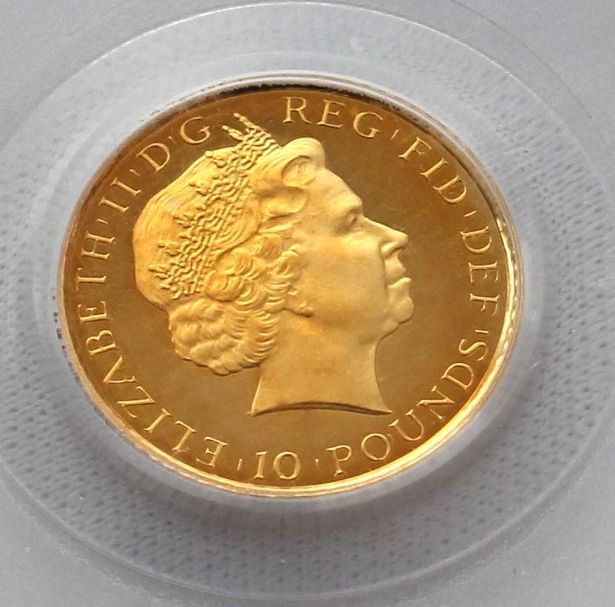 2011年 イギリス ブリタニア 10ポンド 金貨 PCGS PR70DCAM