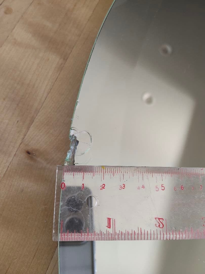 BoConcept　ウォールミラー　※割れあり