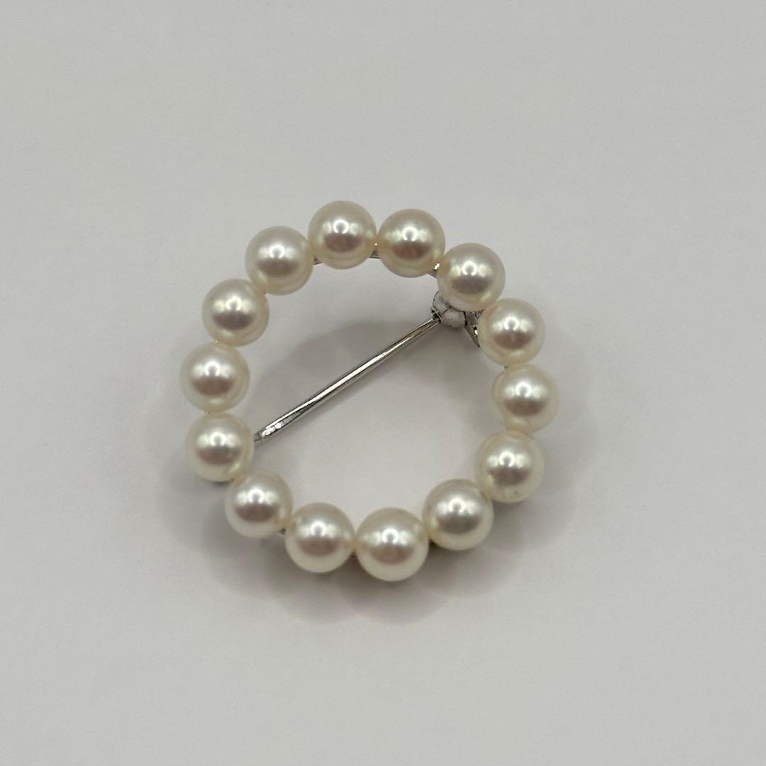 MIKIMOTO ミキモト ブローチ ベビーパール あこや真珠 サークル