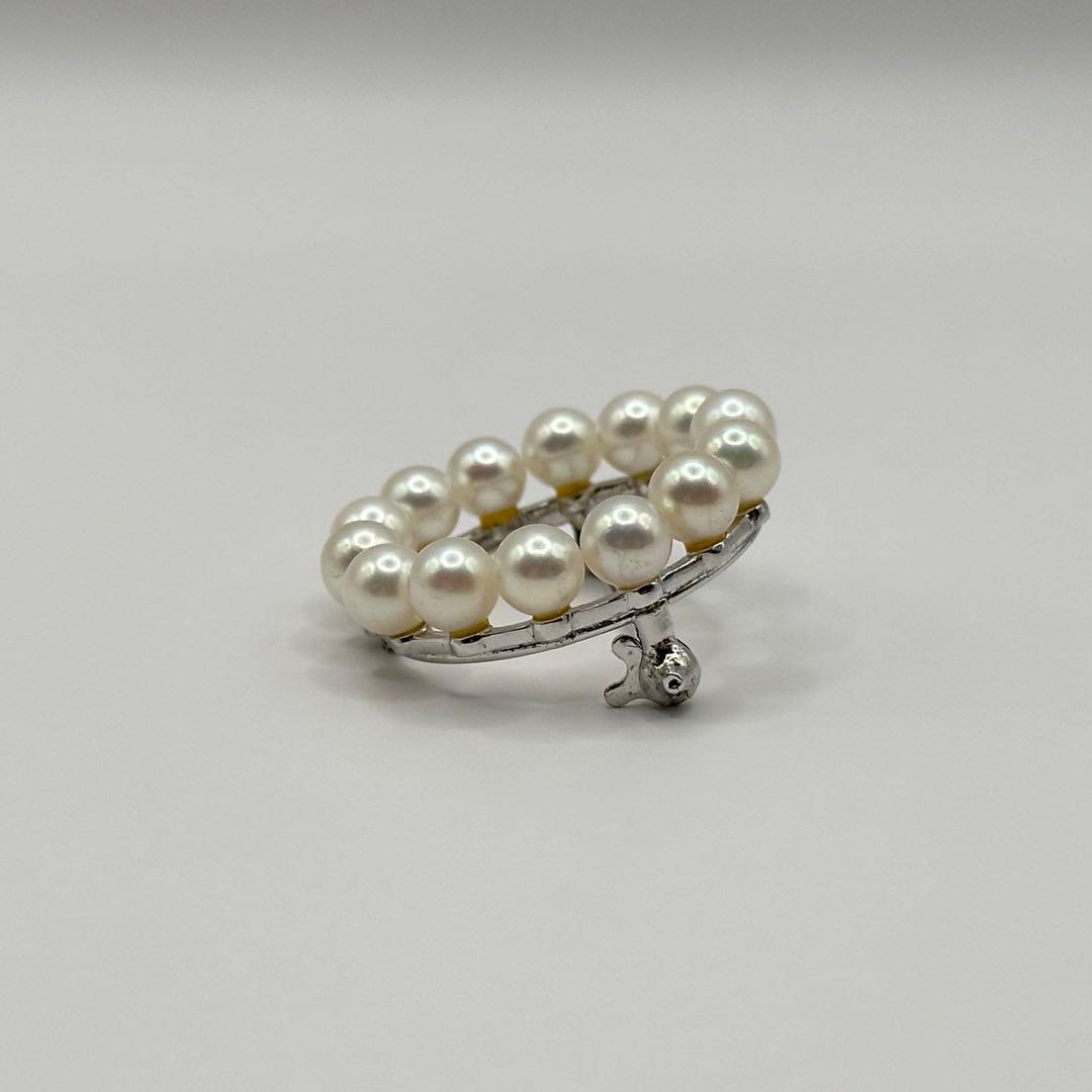 MIKIMOTO ミキモト ブローチ ベビーパール あこや真珠 サークル