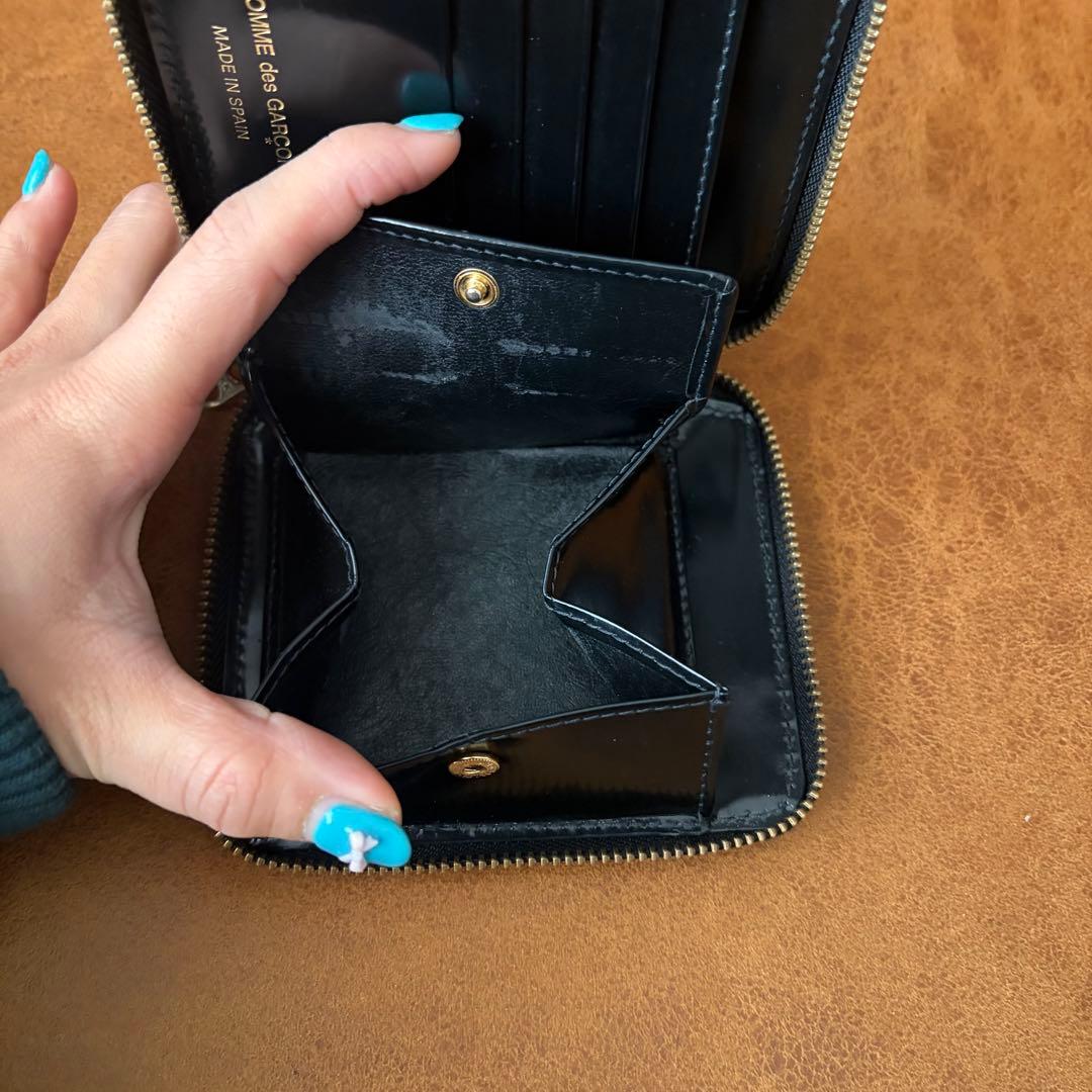 コムデギャルソン 二つ折り財布 ブラック