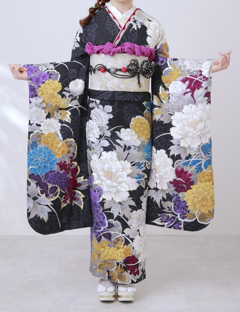 unotaco　振袖9点フルセット　草履バッグなし【886】