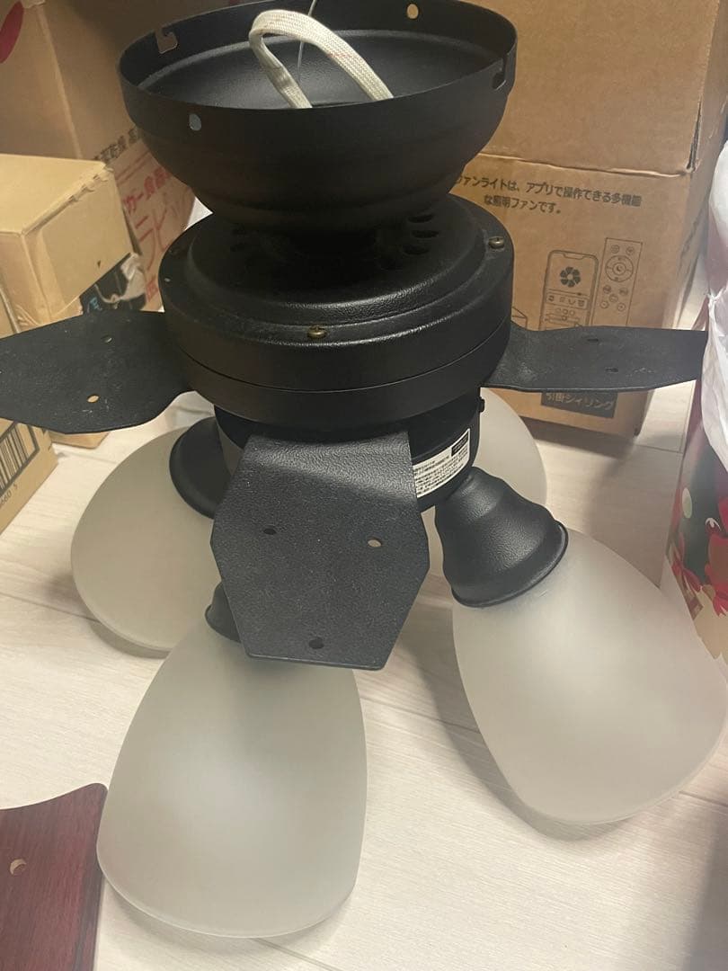 リモコン付き LED対応 シーリングファン