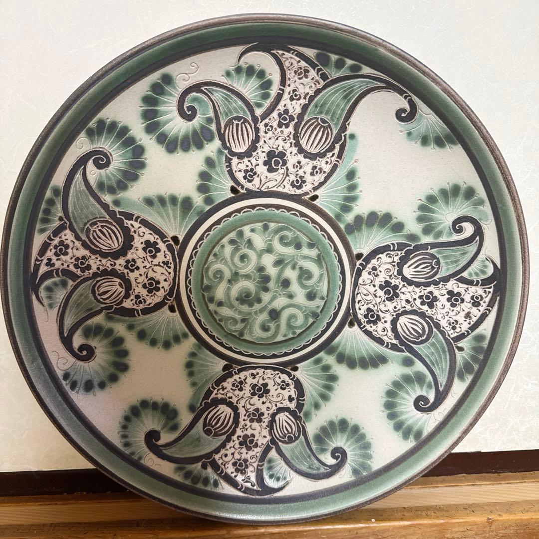 シルクロード中央アジアの陶器皿