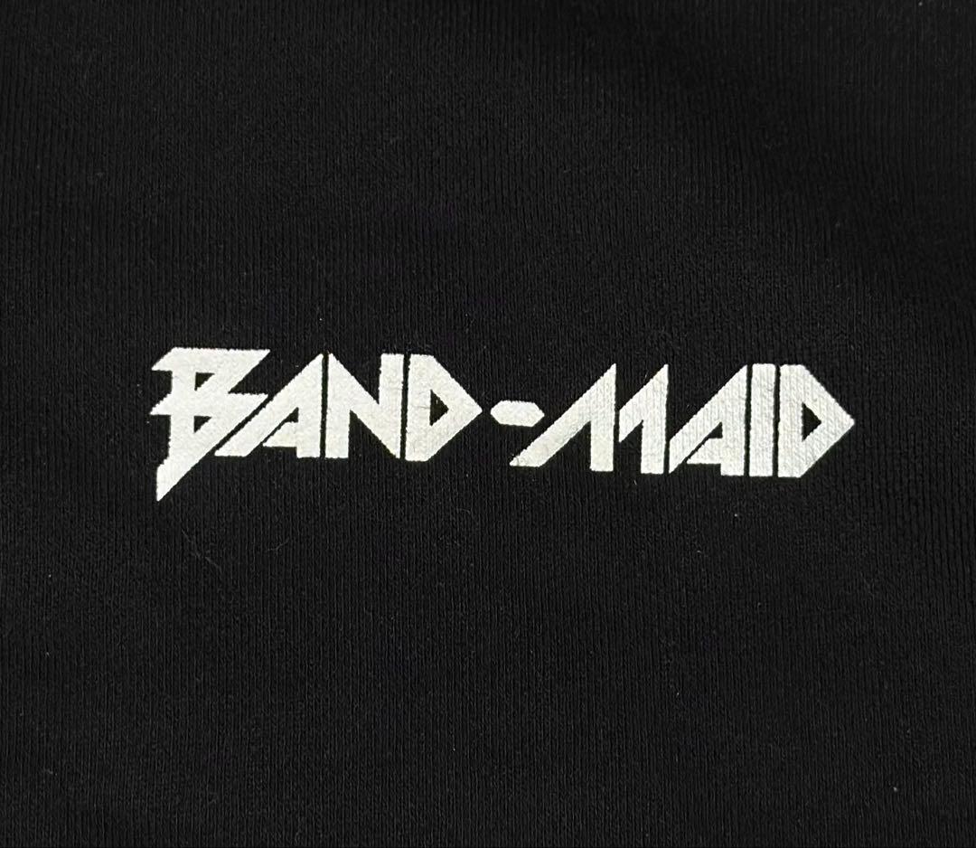 BAND-MAID バンドメイド　CONQUEROR ロゴプルジップパーカー