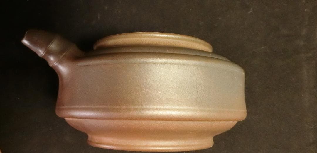 中国宜興紫砂壷 　近期窯変壷精品　竹鼓壷 本物保証