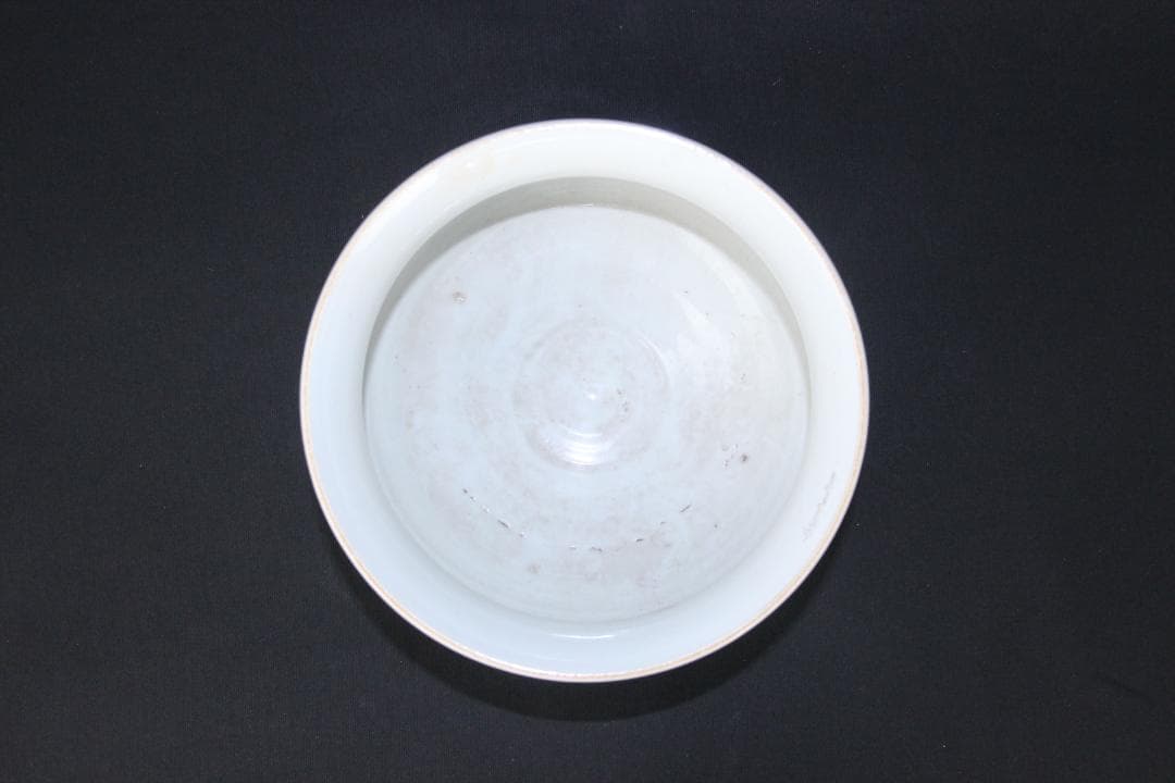 時代物 唐物　白磁　水指　蓋付　李朝白磁 NX23-7