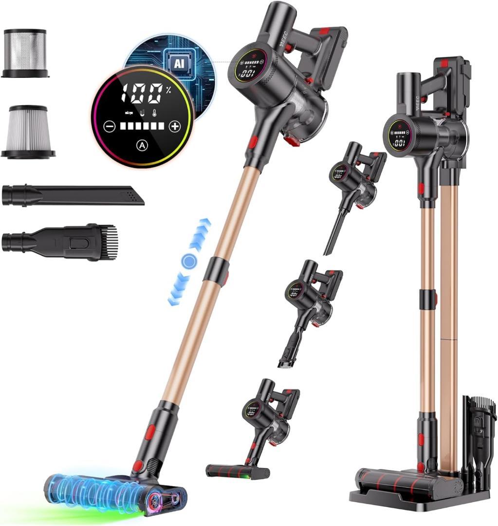 コードレス掃除機 軽量 サイクロン式 スティッククリーナー 2WAY スタンド付