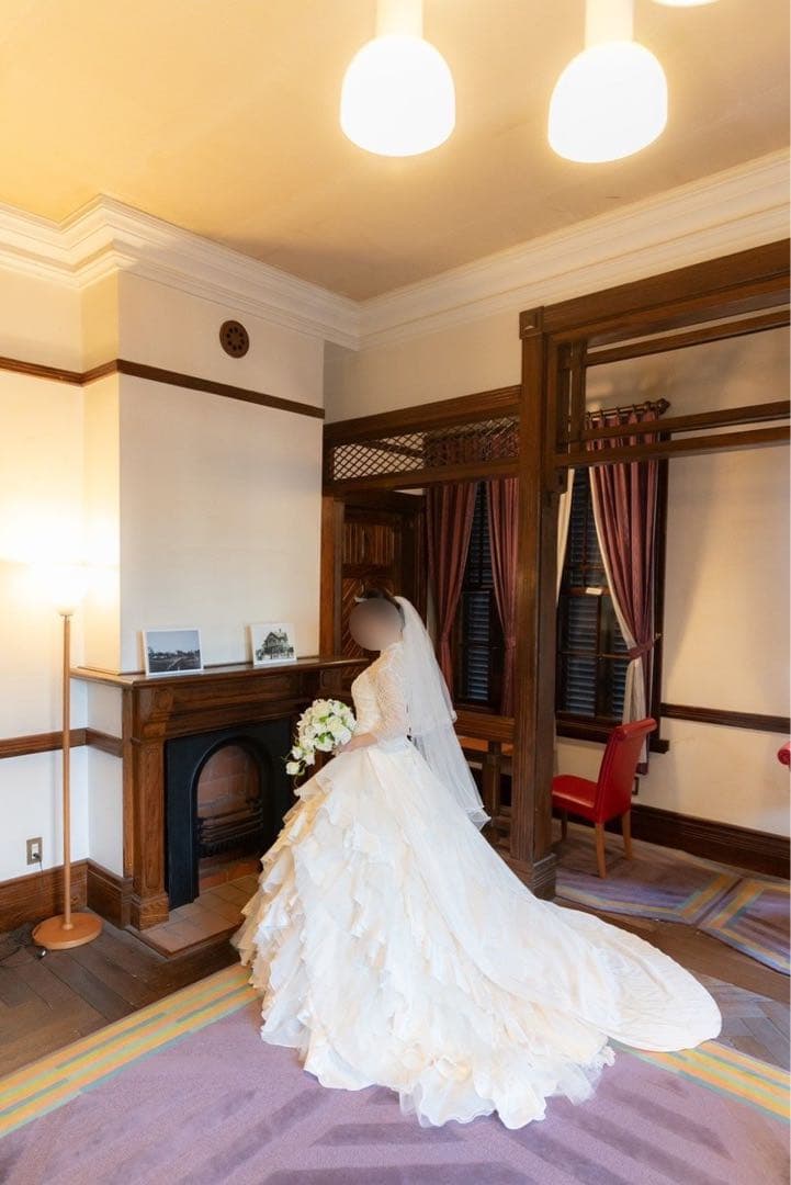 早い者勝ち！ウェディングドレス　オフホワイト　披露宴　結婚式　前撮り　後撮り