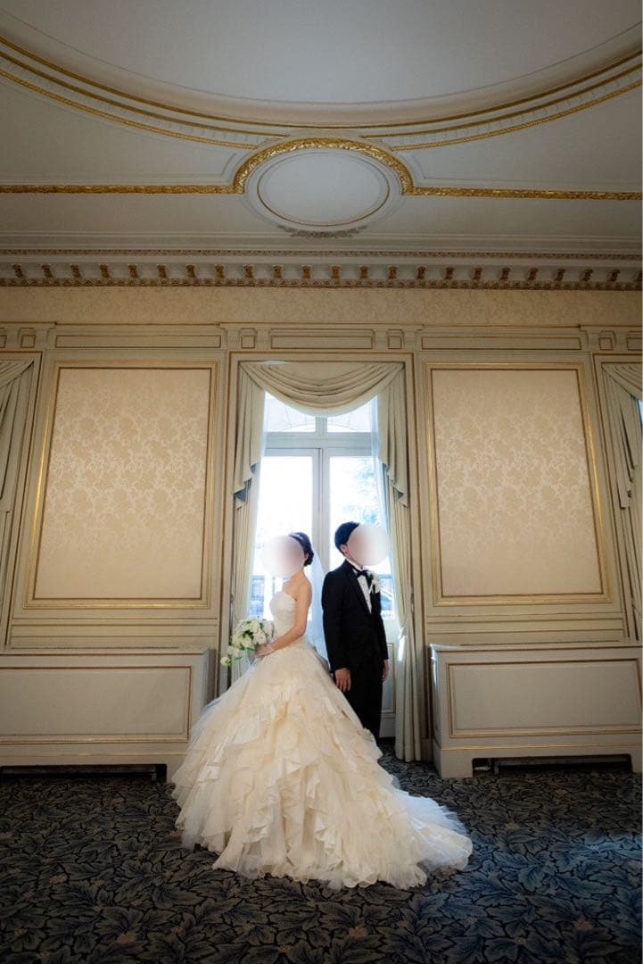 早い者勝ち！ウェディングドレス　オフホワイト　披露宴　結婚式　前撮り　後撮り