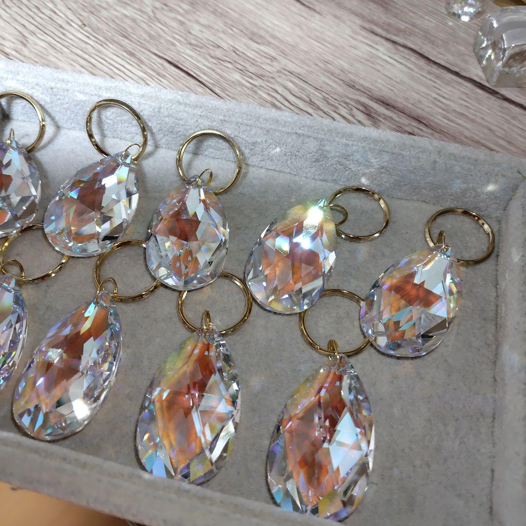 aphrodite様♡ハンドメイドスワロフスキーキーリング10点