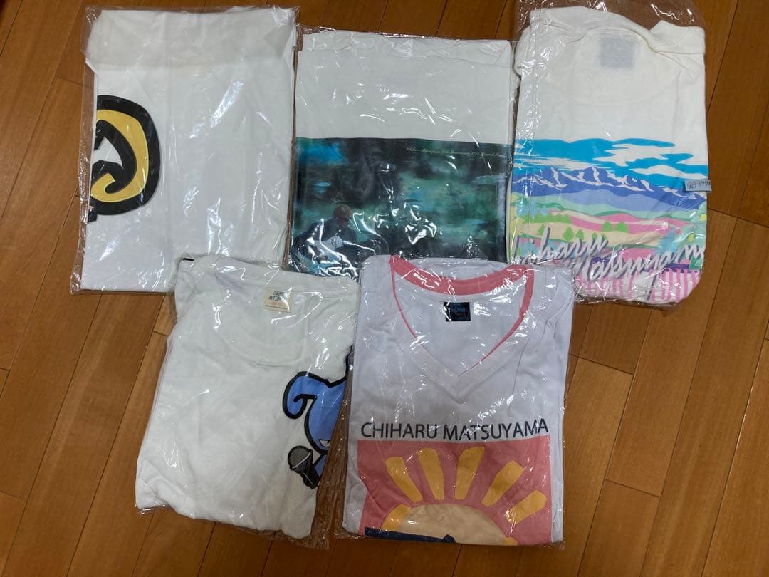 松山千春 コンサート Tシャツ 約２０年間分 ５５枚 すべて新品 未使用品