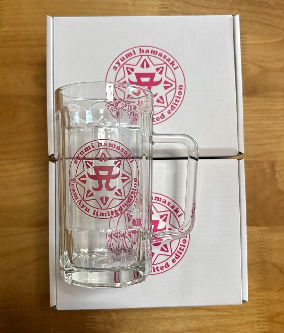 浜崎あゆみTA限定スクラッチ TA特製ビアジョッキ