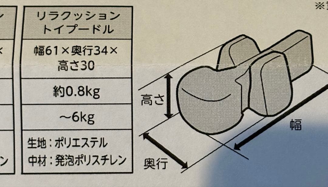 OneAid リラクッショントイプードル 犬用 介護 介護用品 ベッド