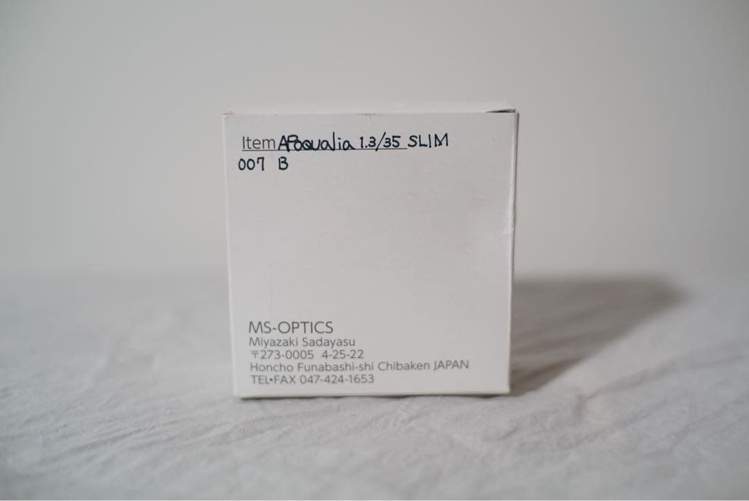レンズ(単焦点) MS-OPTICS APOQUALIA 1.3/35