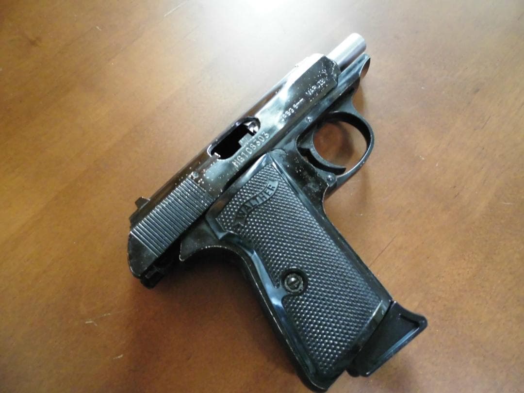 マルゼン ワルサーPPK/S ブラックメタルGBBプラスチック製