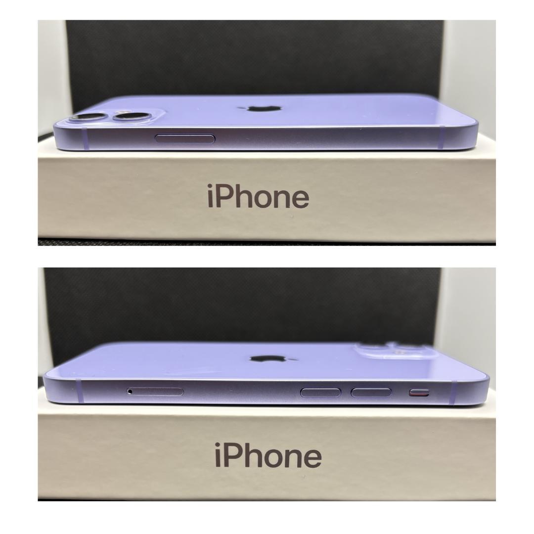 【美品】iPhone 12 mini パープル 128GB SIMフリー