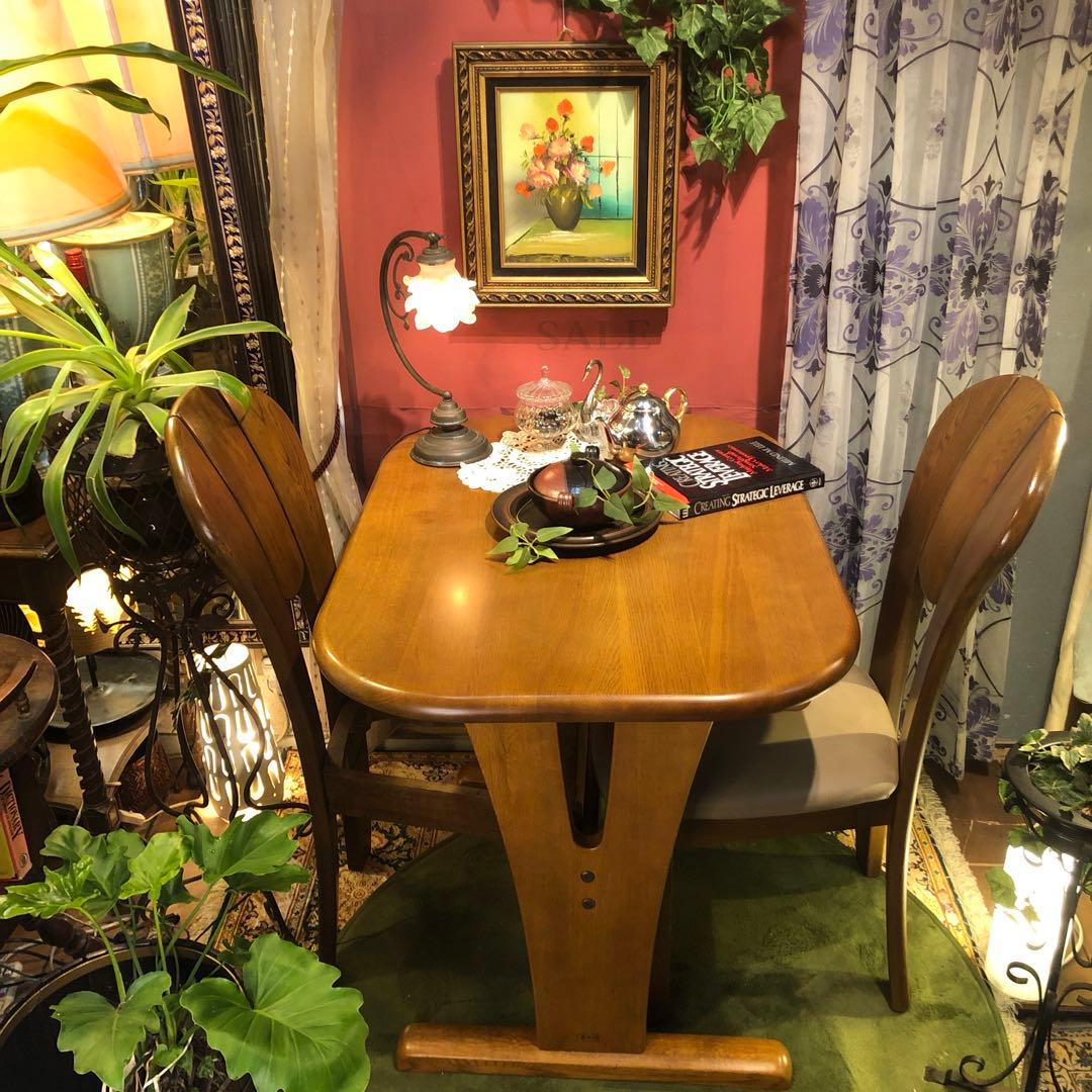 SHIN 　皇室御用達　浜本工芸 コンパクト　ナラ無垢ダイニング　テーブル