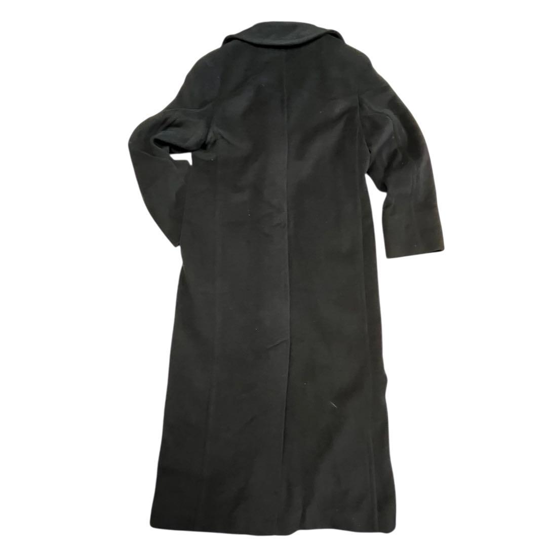 アンゴラ混 MAX&Co チェスターコート 黒 ロングコート 125cmマキシ丈