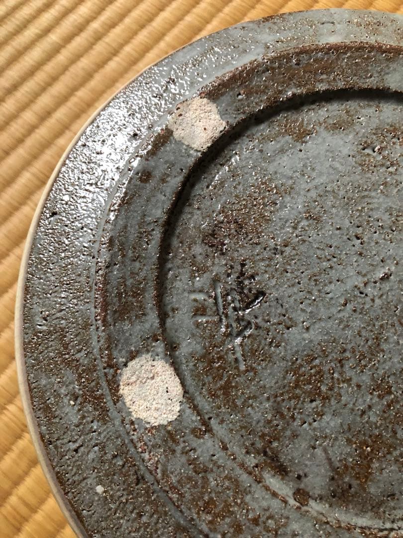 粉引　平水指　小川哲男　氏作　共箱入