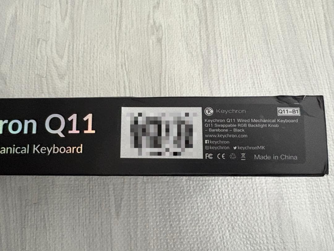 Keychron Q11 QMK カスタムメカニカルキーボード（US配列）