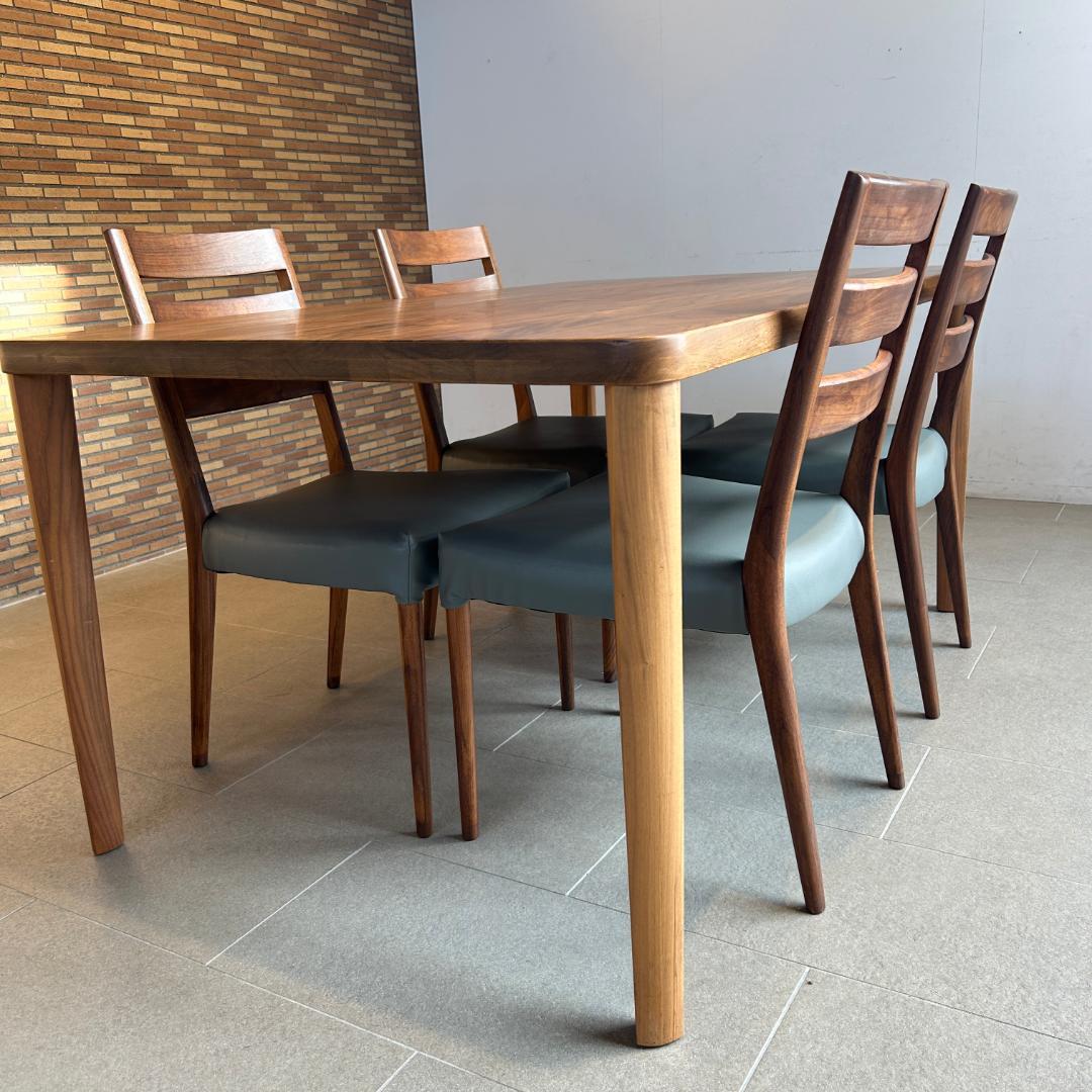 5分割のa♥Karimoku / カリモク　ダイニングテーブル＆チェア4脚