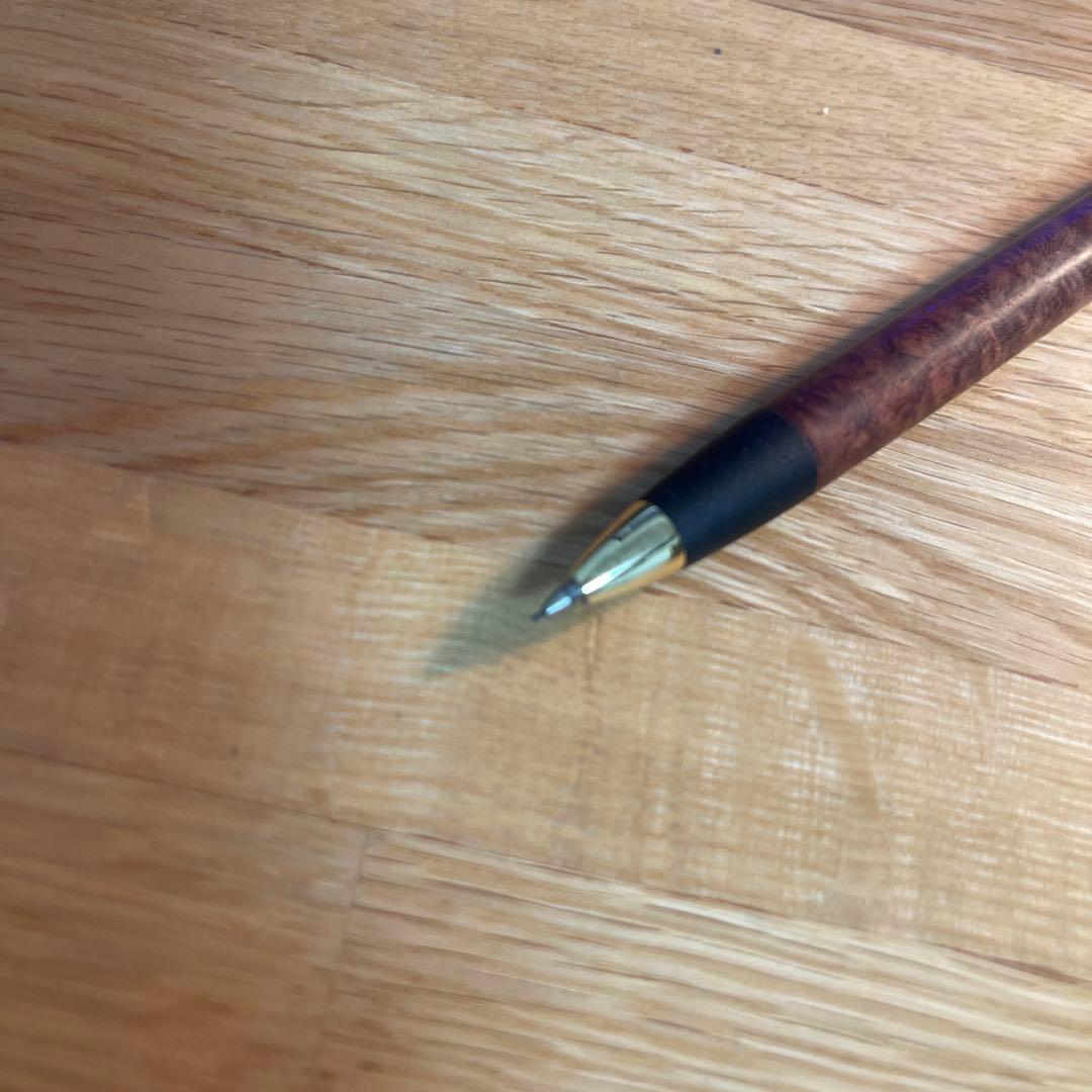 花梨 瘤　シャーペン 0.5 真鍮 木製 ボナンペン