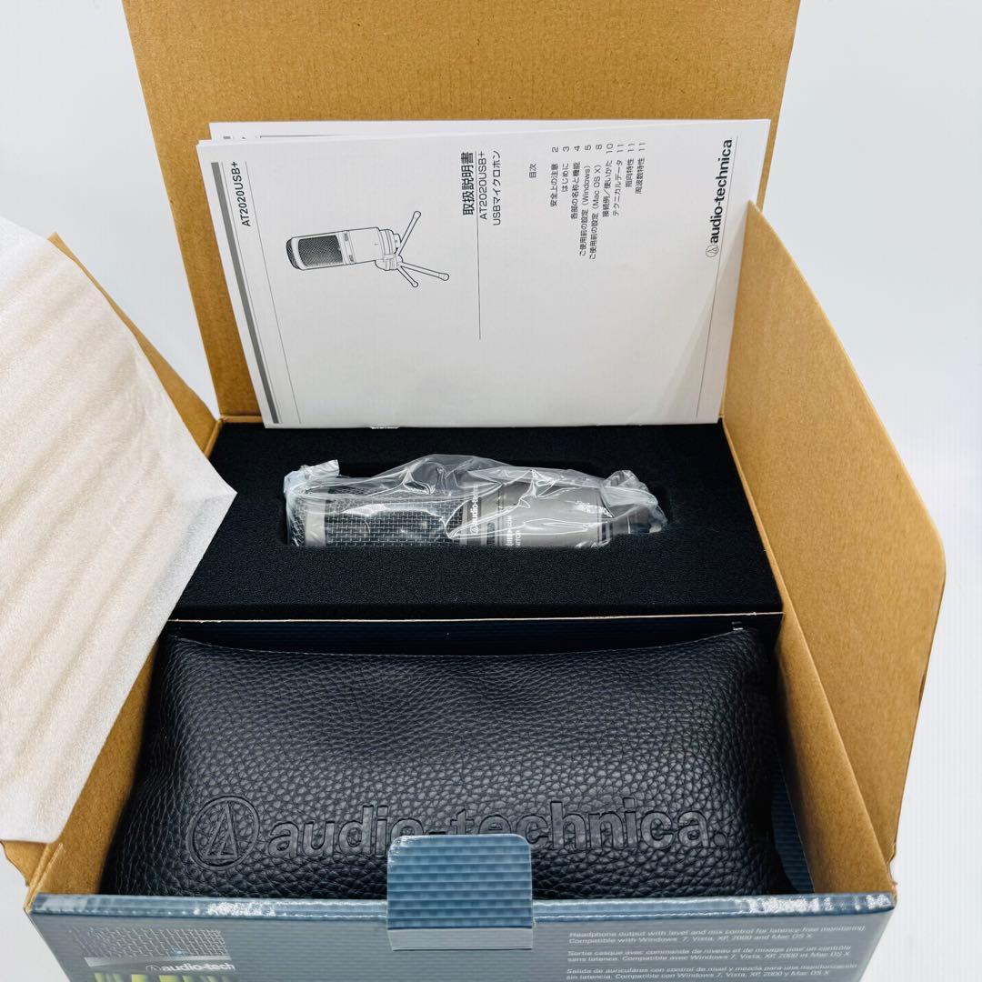 【未使用】audio-technica AT2020USB+ コンデンサーマイク