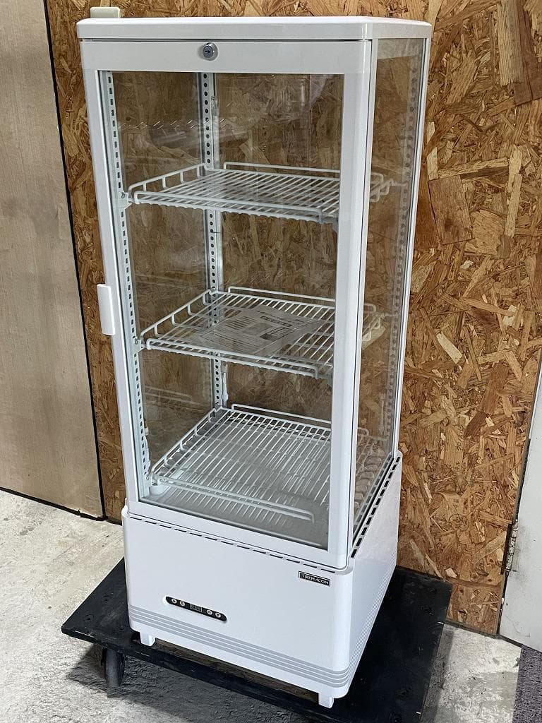 【美品】レマコム　4面ガラス冷蔵ショーケース　R4G-1055SLW