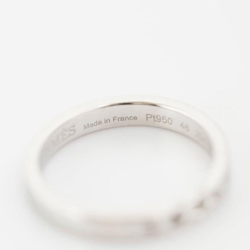 エルメス Pt950 エヴァー シェーヌダンクル リング 6号 リング