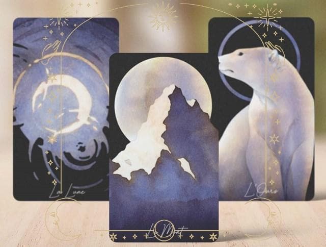 【正規品ルノルマンカード】水墨画の超美麗デッキ✨カササギルノルマン／ピンクエッジ