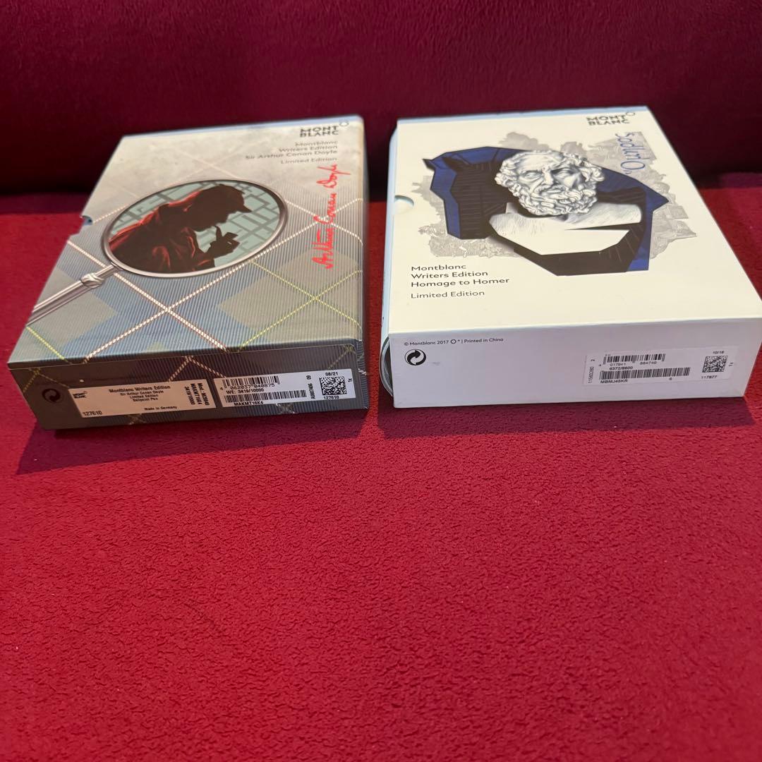 【希少】モンブラン 限定品 作家シリーズ 2個セット 箱・冊子のみ