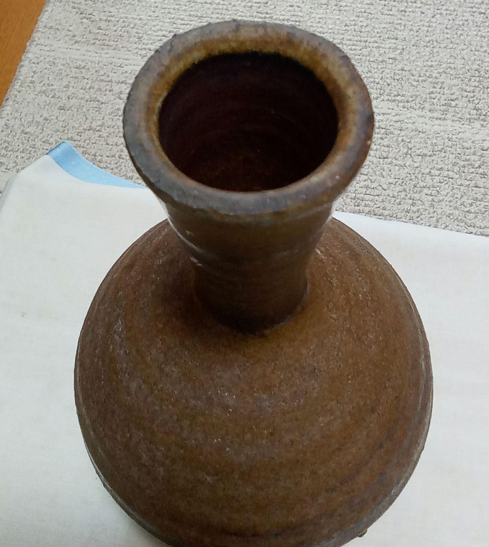 備前焼 花瓶 木箱付き ＜岩本修 一 作＞