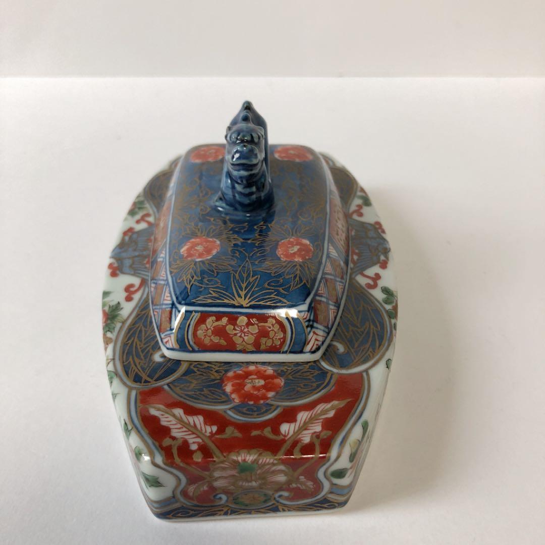 美品！源右衛門 6代 蓋付き 硯 水滴 セット