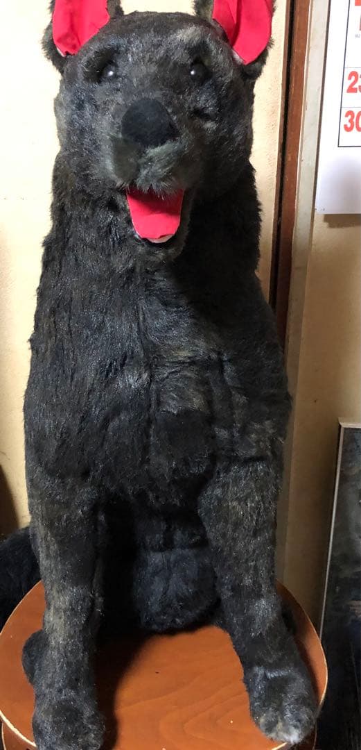 値引き！大特価！大型犬ぬいぐるみ 黒