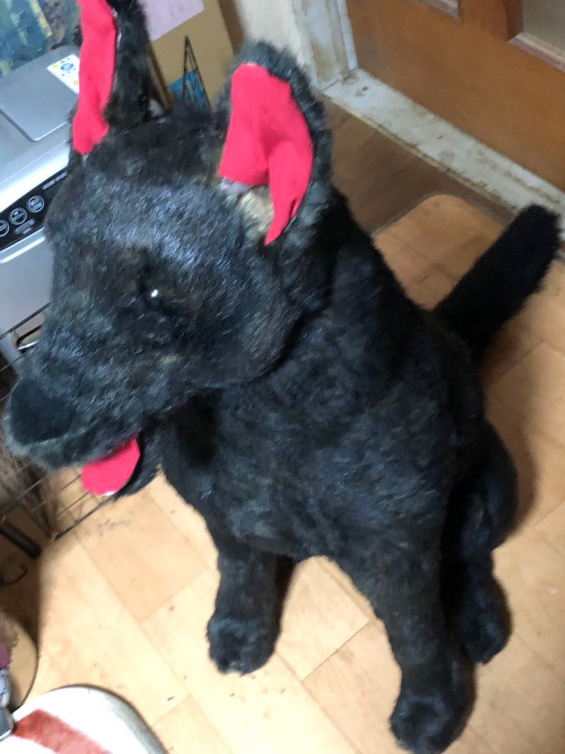 値引き！大特価！大型犬ぬいぐるみ 黒