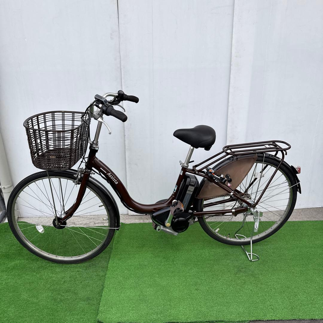 ブリヂストン電動アシスト自転車26インチ8.9Ah ブラウン
