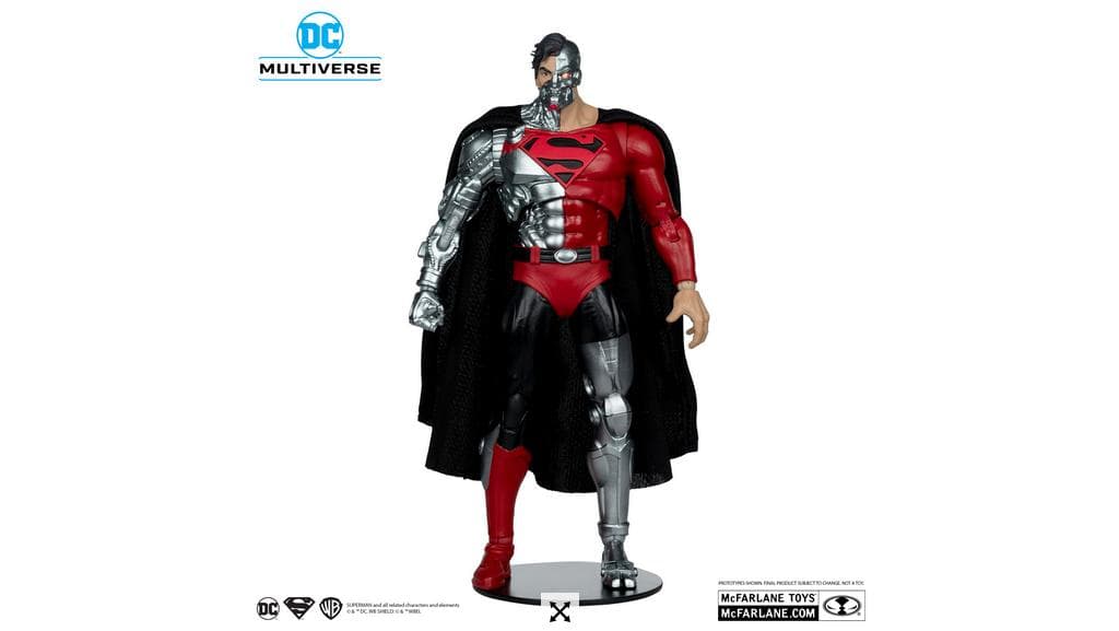 【マクファーレントイズ】新品 正規品 DCマルチバース サイボーグ スーパーマン
