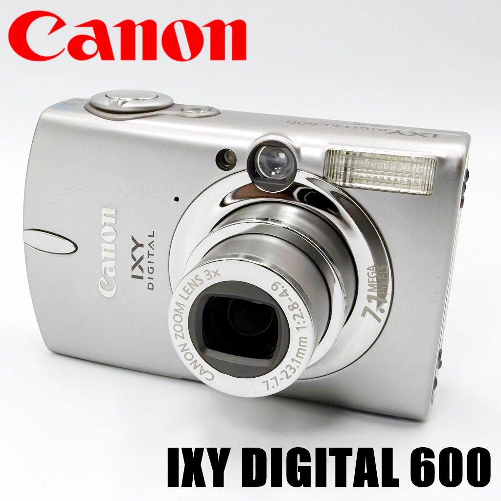 【美品】キヤノン IXY DIGITAL 600 シルバー コンデジ カメラ