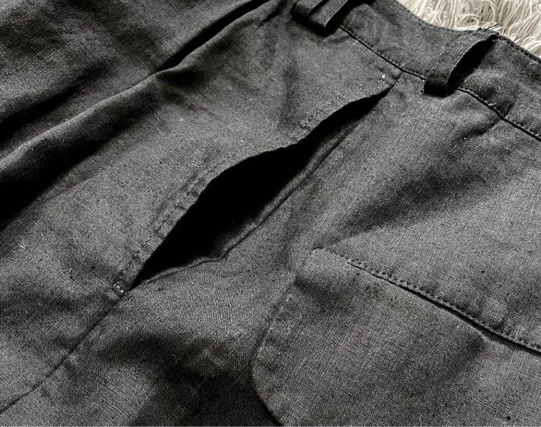 【最終値下げ】AFアーテファクト リネン100%バルーンシルエットサルエルパンツ