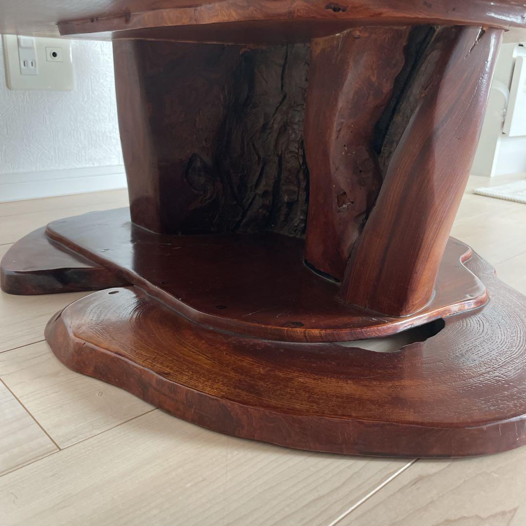 一枚板　おしゃれ木製 ちゃぶ台　おしゃれ座卓