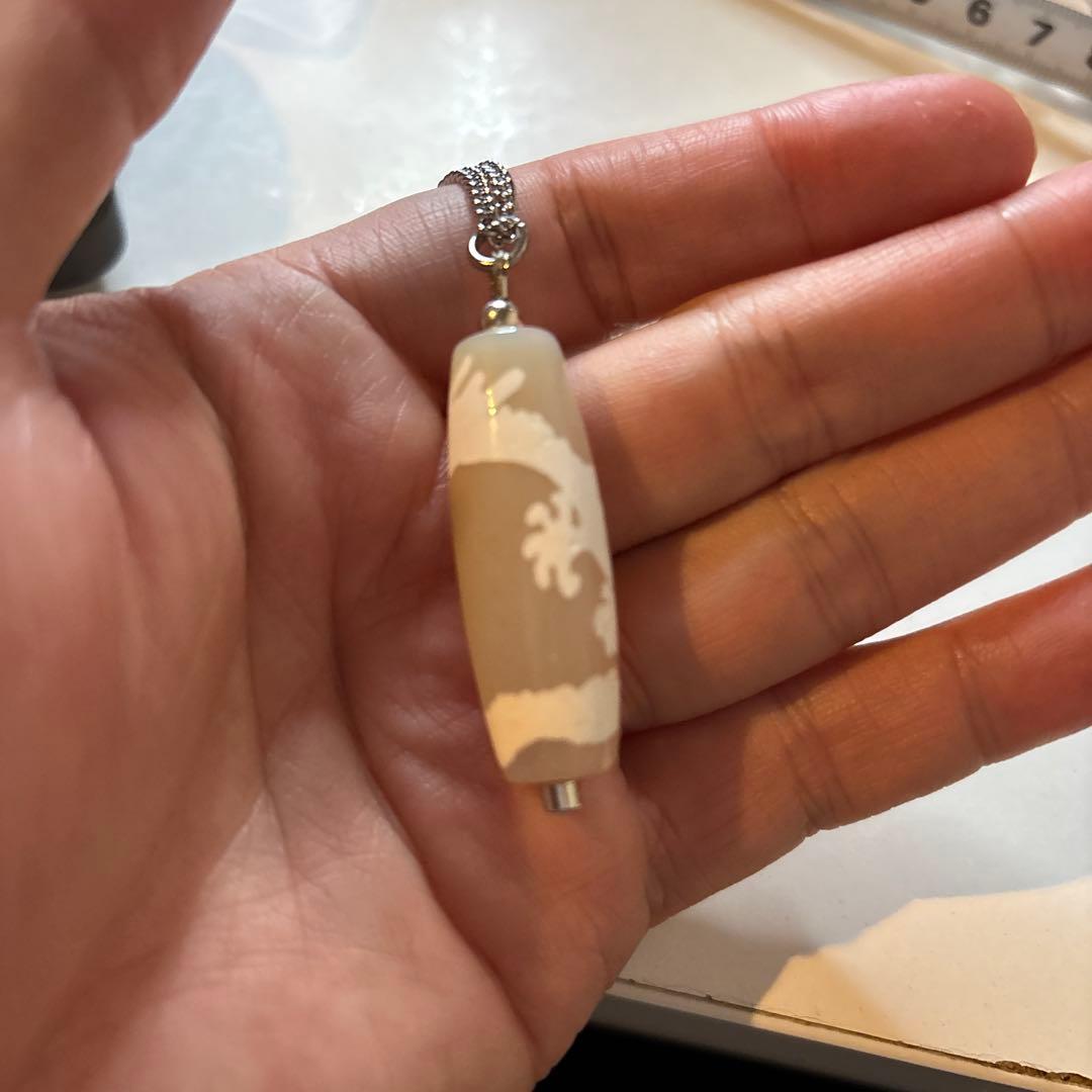 模様がくっきり！白龍神天珠様！パワー強ーい！