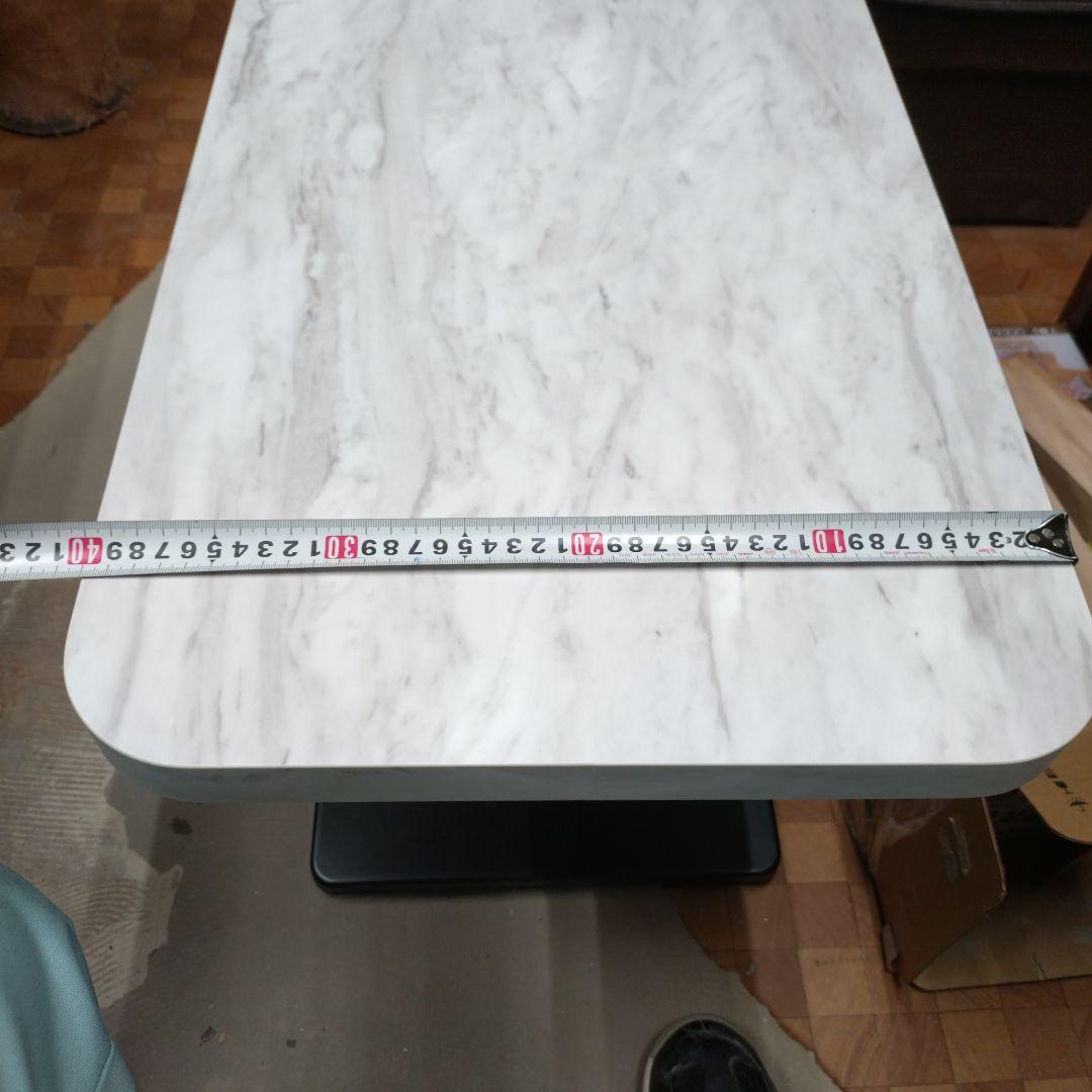 大理石風テーブル 80cm x 40cm