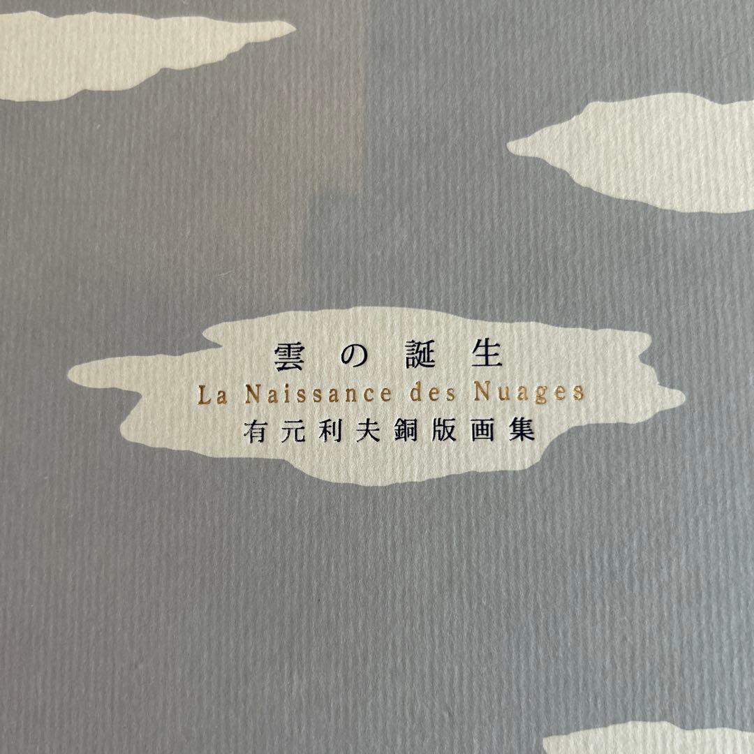 有元利夫　雲の誕生　オリジナル銅版画二十八葉　155/123 超美品