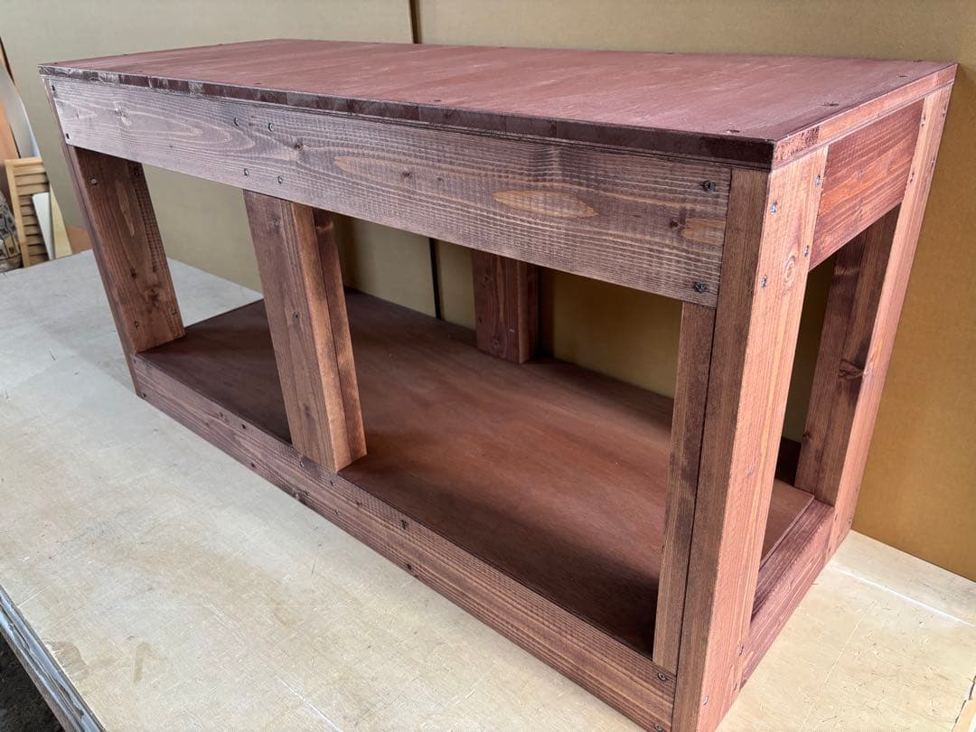 水槽台90cm用 天板厚2cm 補強柱付