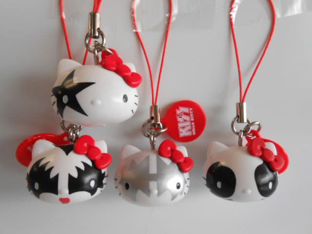 ♯Jqm26OZキティKISS×HELLOKITTYマスコットストラップ8種