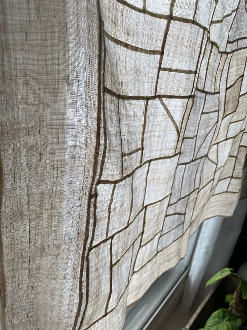 朝鮮王朝 李朝 褓子器 ポシャギ 苧麻 手縫い パッチワーク105×107