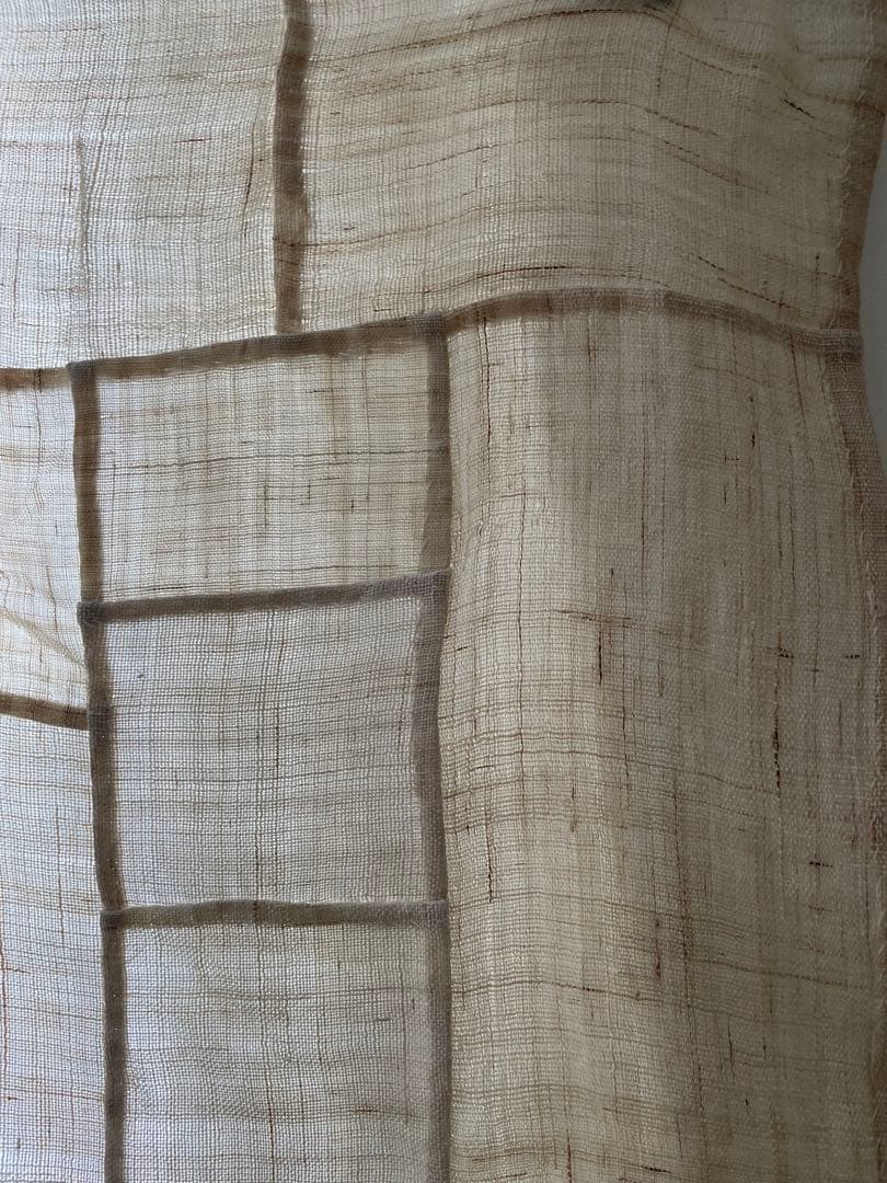 朝鮮王朝 李朝 褓子器 ポシャギ 苧麻 手縫い パッチワーク105×107