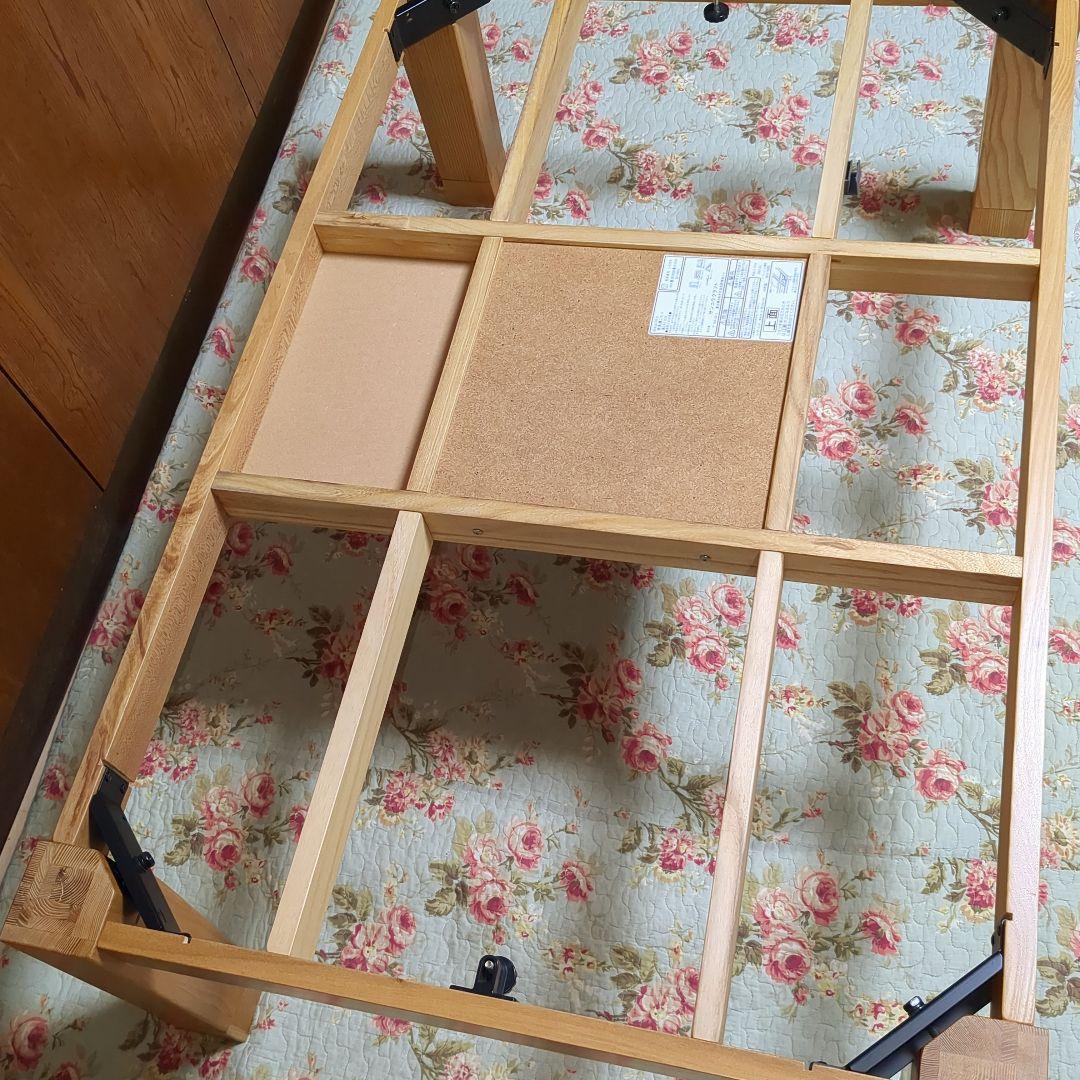 ナチュラル木製長方形こたつ